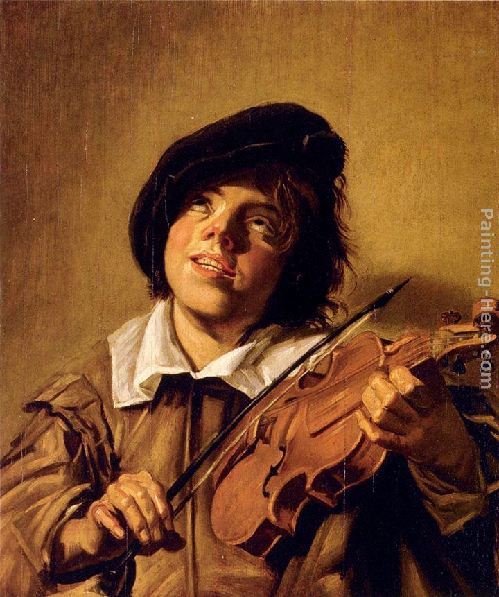 Frans Hals Boy Playing A Violin
